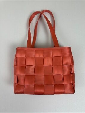 Harvey’s seatbelt coral purse handbag